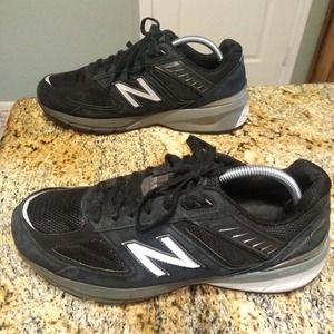 New Balance 990 V5 Womens Athletic Black Sneaker Shoes W990BK5 Size 10.5 D